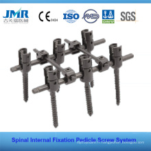 FDA Approuvé Fixation interne de la colonne vertébrale Spinal Implant Spine Surgery Poly Axial Pedicle Screw